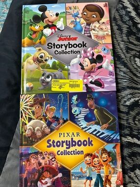 Disney Junior & Pixar Storybook Collection - Kids Book Set (Pink, Purple, Blue)